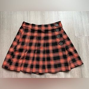 Zara Check Mini Skirt